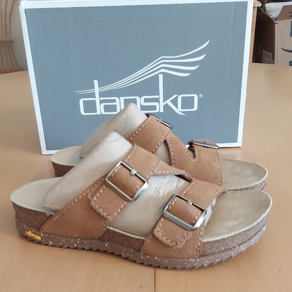 Dansko Sandals, Size 37 or 7 USA, Tan, Like NEW! - Picture 4 of 10